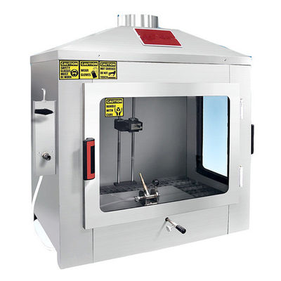 SIT DIN Standard Flammability Test Apparatus Combustible Materials Edge Ignition